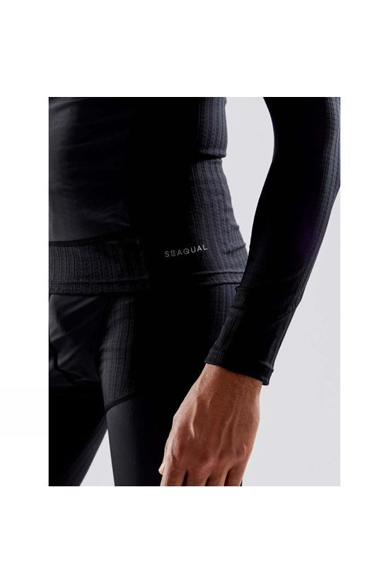Craft Mens Active Extreme X Wind Long Sleeve Baselayer Black/Granite