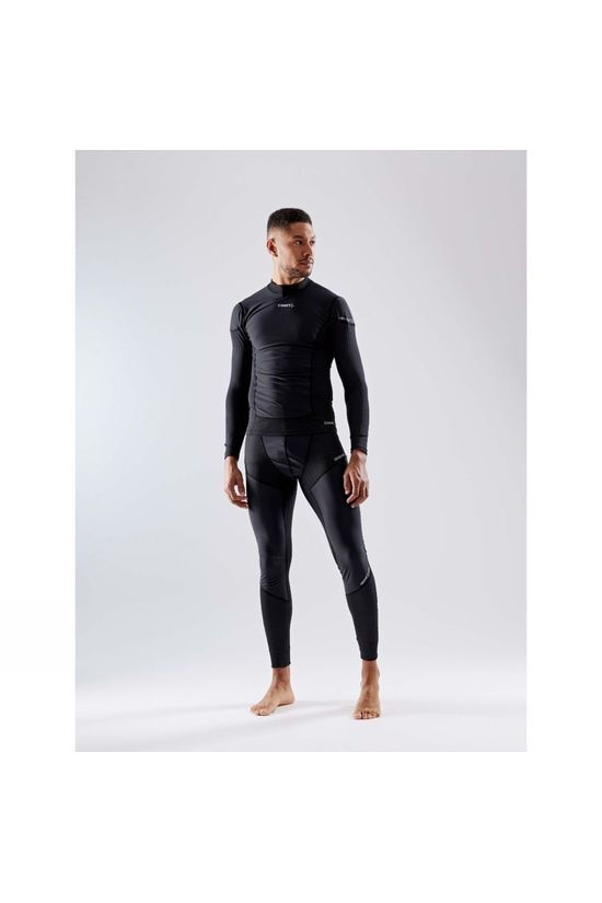 Craft Mens Active Extreme X Wind Long Sleeve Baselayer Black/Granite