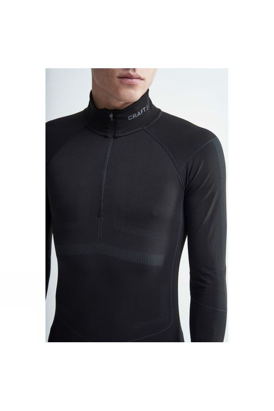 Craft Active Intensity Zip Baselayer Black/Asphalt