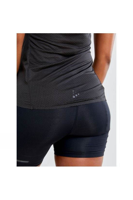 Craft Womens Pro Dry Nanoweight Short Sleeve Baselayer Black
