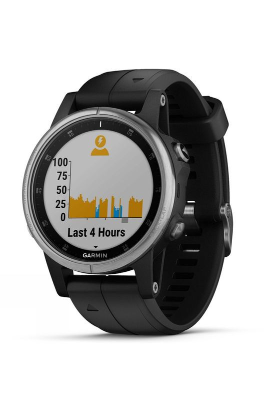 Garmin Fenix 5S Plus Multisport GPS Watch Silver/Black