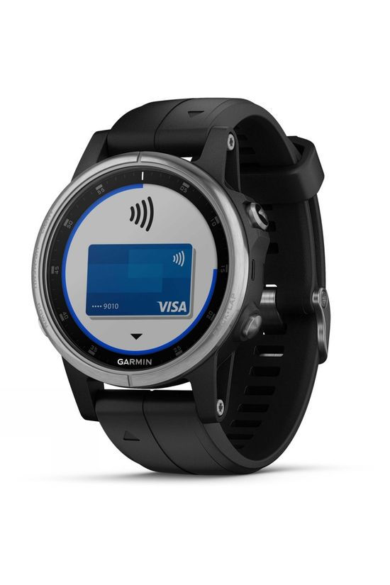 Garmin Fenix 5S Plus Multisport GPS Watch Silver/Black