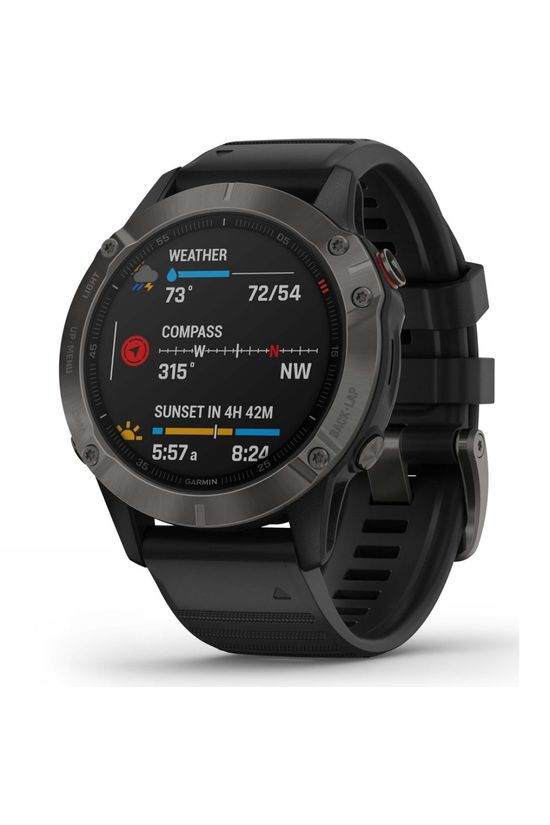 Garmin Fenix 6 Sapphire Multisport GPS Watch Grey/Black Band