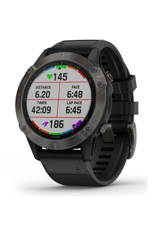 Garmin Fenix 6 Sapphire Multisport GPS Watch Grey/Black Band