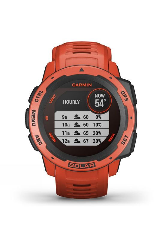Garmin Instinct Solar GPS Watch Flame Red
