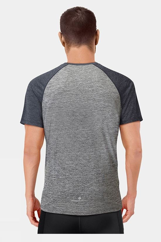Ronhill Men's Life Tee GreyMarl/CharcoalMarl