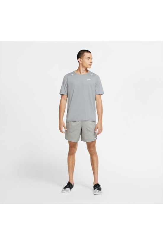 Nike Men's Breathe Rise Hybrid 365 SS Tee Particle Grey