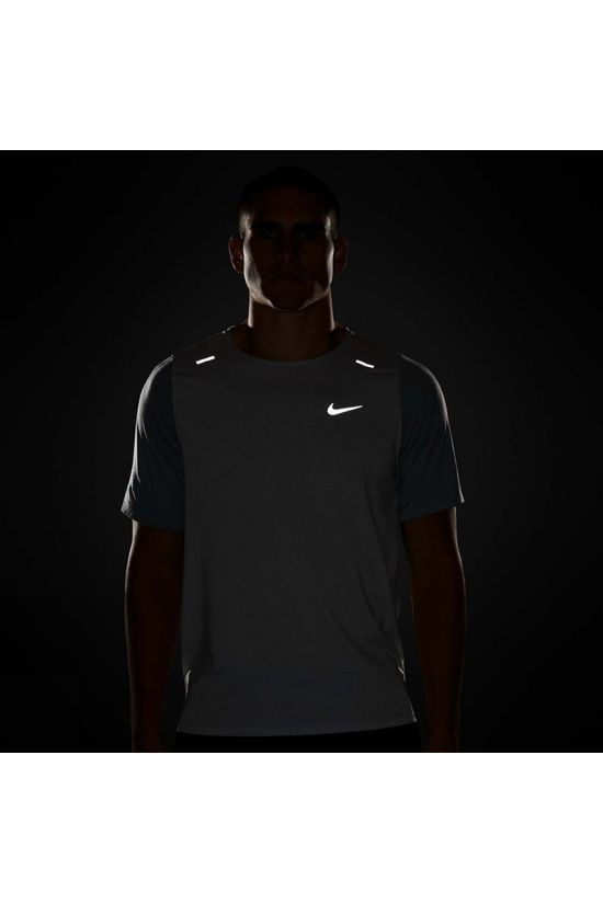 Nike Men's Breathe Rise Hybrid 365 SS Tee Particle Grey