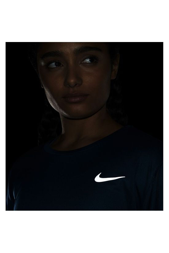 Nike Womens Miler Long Sleeve Top Valerian Blue