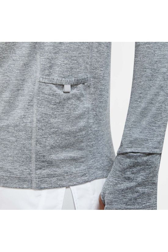 Nike Women's 1/2-Zip Tee Smoke Grey
