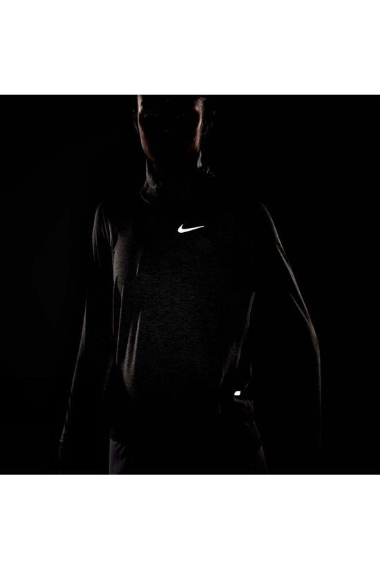 Nike Women's 1/2-Zip Tee Smoke Grey