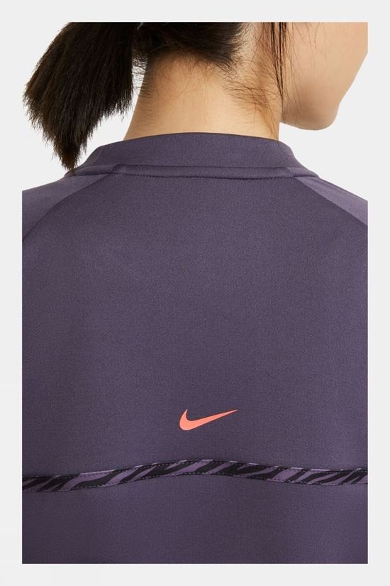 Nike Women's Icon Clash Long Sleeve Top Dark Rasin