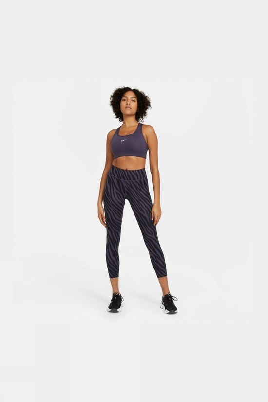 Nike Women's Swoosh Pad Bra Dark Rasin