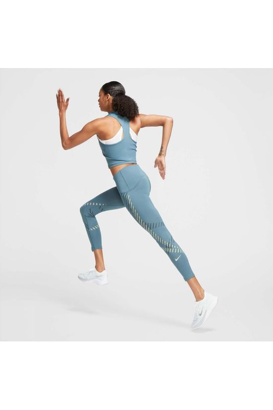 Nike Women's Speed Runway 7/8 Tight Ash Green