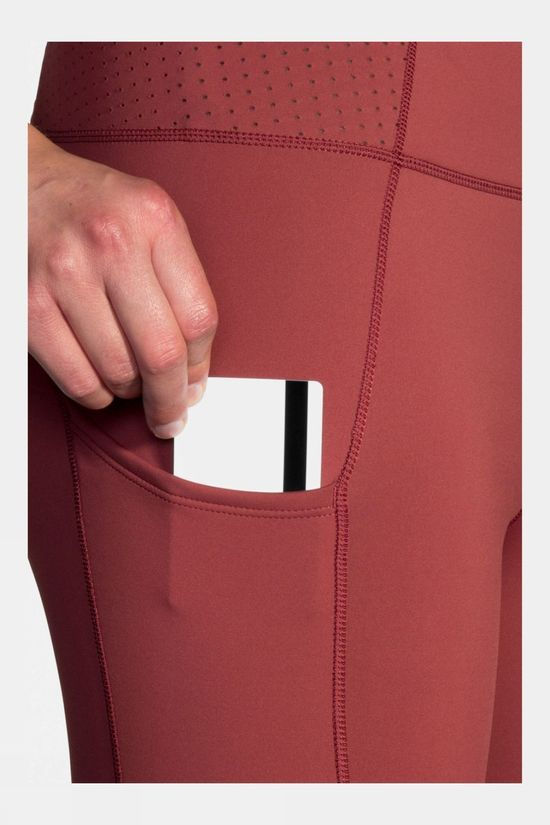 Brooks Women's Method 7/8 Tight Terracotta/Flouro Pink