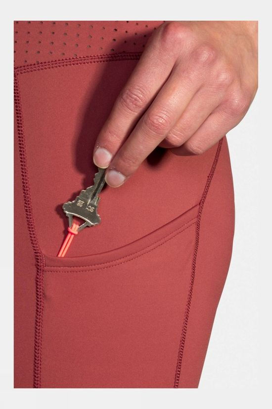 Brooks Women's Method 7/8 Tight Terracotta/Flouro Pink
