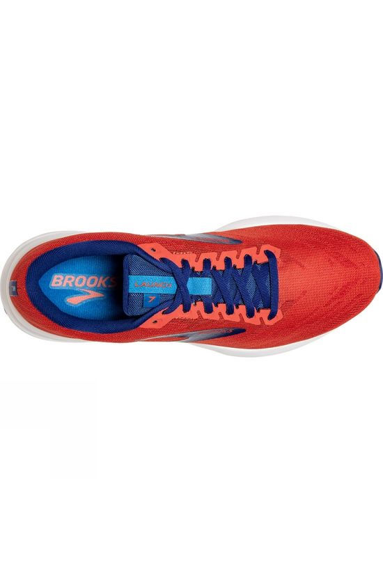 Brooks Mens Launch 7 Cherry/Red/Mazarine