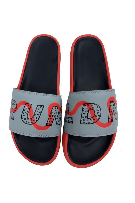 New Balance Mens Run London Edition Slide Red/Navy