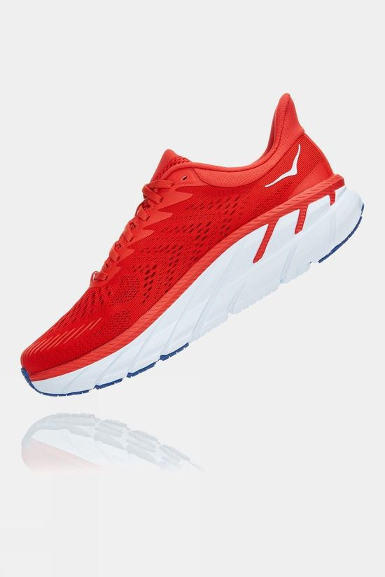 Hoka One One Men's Clifton 7 Fiesta/White