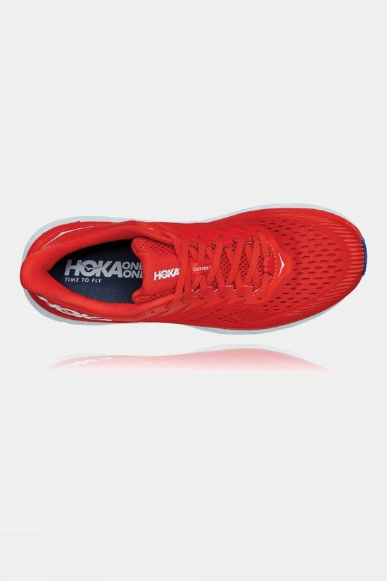 Hoka One One Men's Clifton 7 Fiesta/White