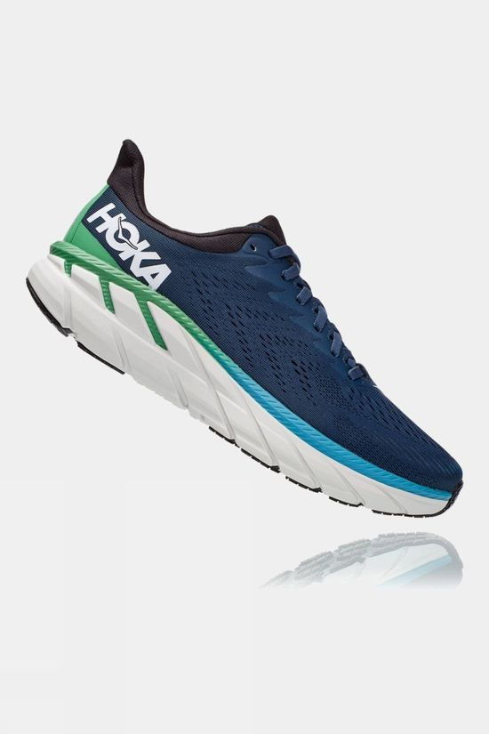 Hoka One One Men's Clifton 7 Wide Moonlit Ocean/Anthracite