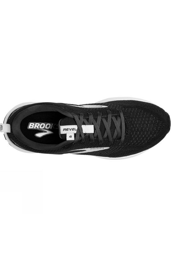 Brooks Men's Revel 4 Black/Oyster/Silver