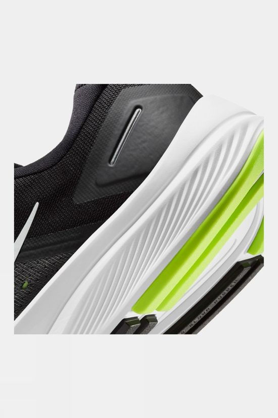 Nike Mens Air Zoom Structure 23 Black/ Metallic Silver-volt-anthracite