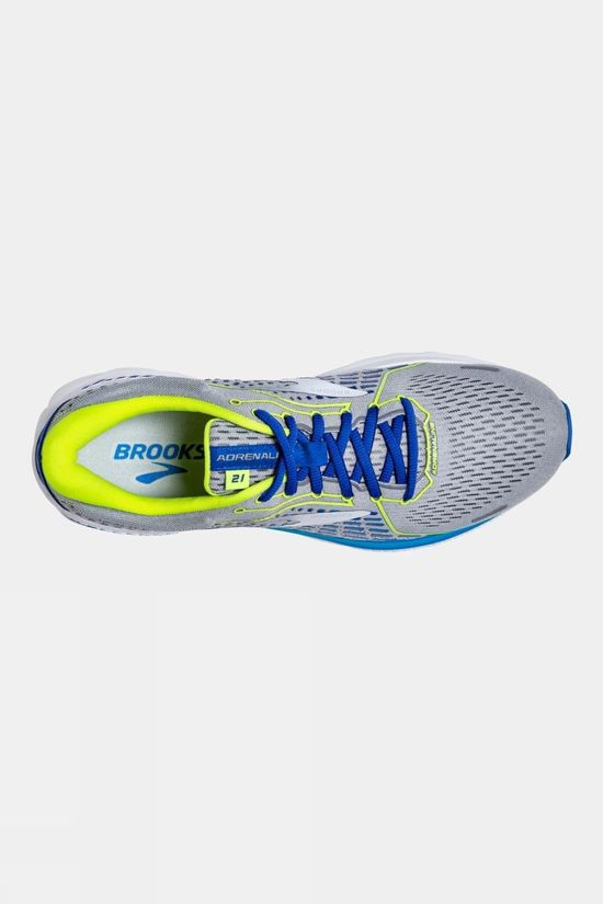 Brooks Men's Adrenaline GTS 21 Grey/White/Indigo