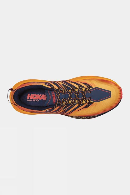 Hoka One One Men's Speedgoat 4 Gold Fusion/Black Iris