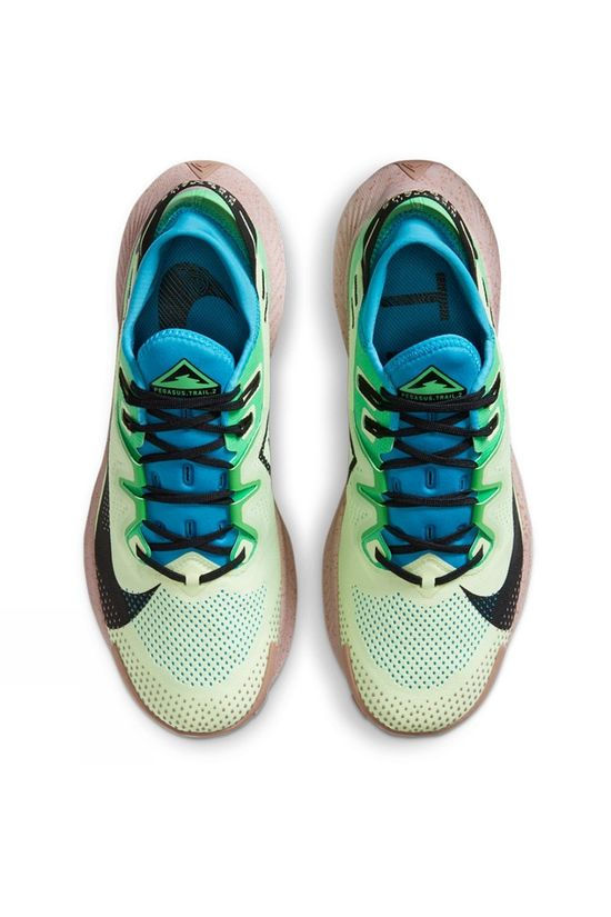 Nike Men's Pegasus Trail 2 Barely Volt/Laser Blue/Poison Green