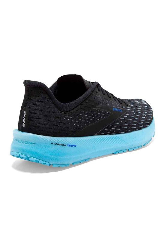 Brooks Mens Hyperion Tempo Black/Iced Aqua/Blue