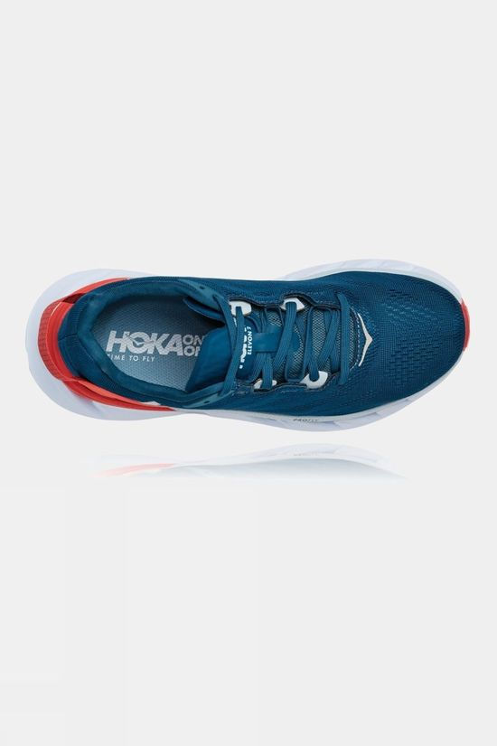 Hoka One One Womens Elevon 2 Moroccan Blue/ Hot Coral
