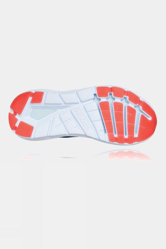 Hoka One One Womens Elevon 2 Moroccan Blue/ Hot Coral