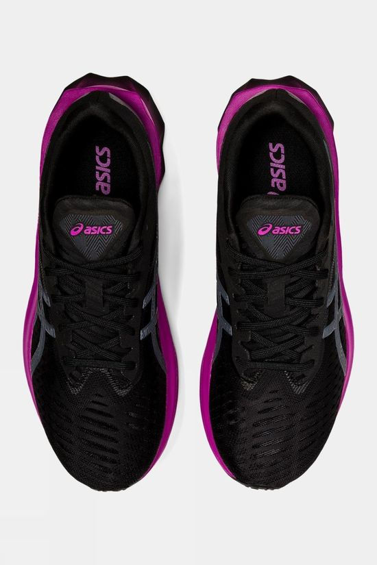 Asics Womens Novablast Black/Carrier Grey