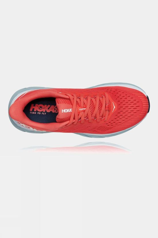 Hoka One One Women's Clifton 7 Hot Coral/White