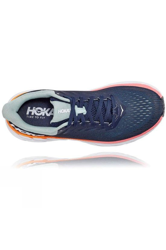 Hoka One One Womens Clifton 7 Wide Black Iris/ Blue Haze