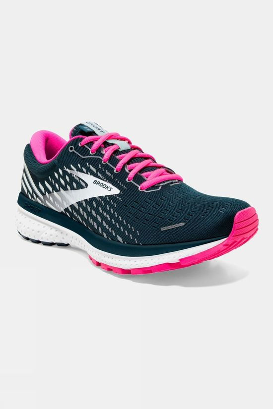 Brooks Women's Ghost 13 ReflectivePond/Pink/Ice