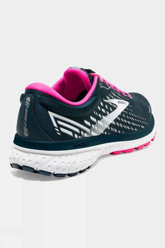 Brooks Women's Ghost 13 ReflectivePond/Pink/Ice