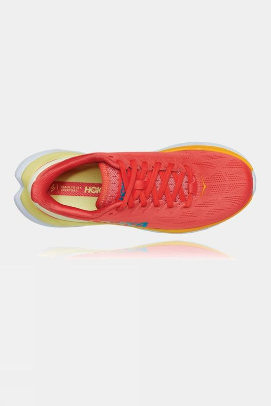 Hoka One One Women's Mach 4 Hot Coral/Saffon