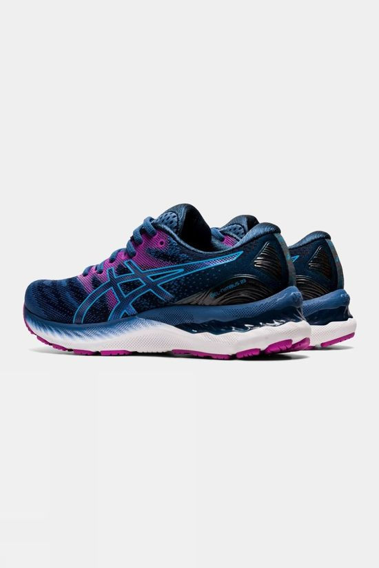 Asics Womens GEL-Nimbus 23 Grand Shark/Digital Aqua