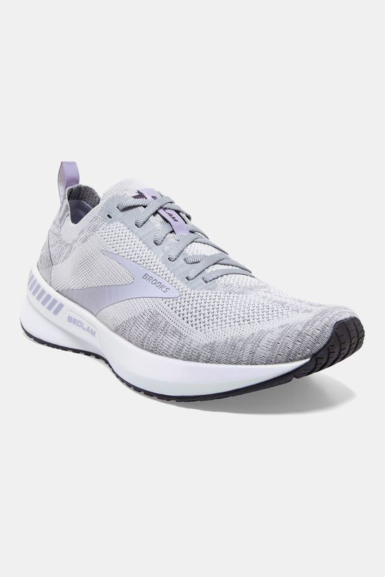 Brooks Womens Bedlam 3 Oyster/Purple Heather/Grey