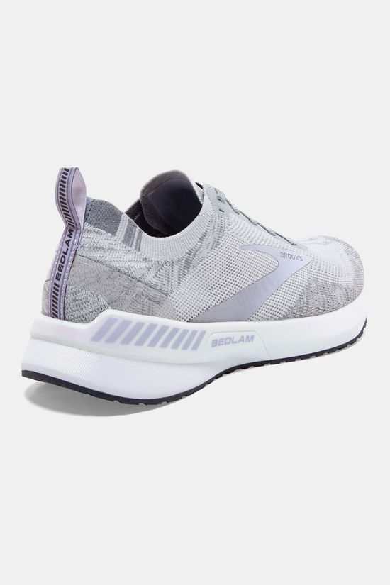 Brooks Womens Bedlam 3 Oyster/Purple Heather/Grey