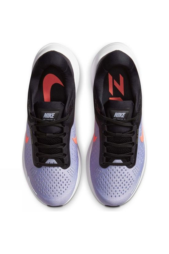 Nike Women's Air Zoom Structure 23 INDIGO HAZE/BRIGHT MANGO-BLACK