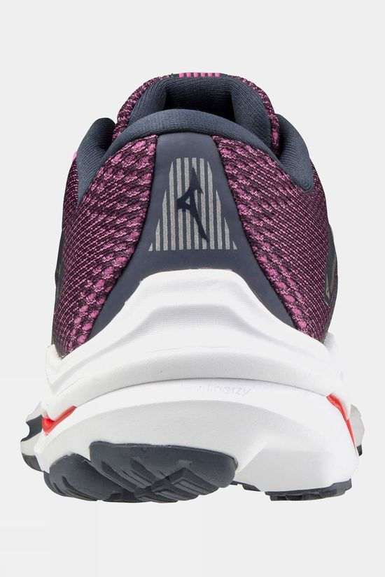 Mizuno Women's Wave Inspire 17 India Ink / Platinum Gold / Ignition Red