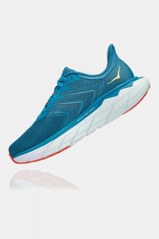 Hoka One One Womens Arahi 5 Mosaic Blue/Luminary Green
