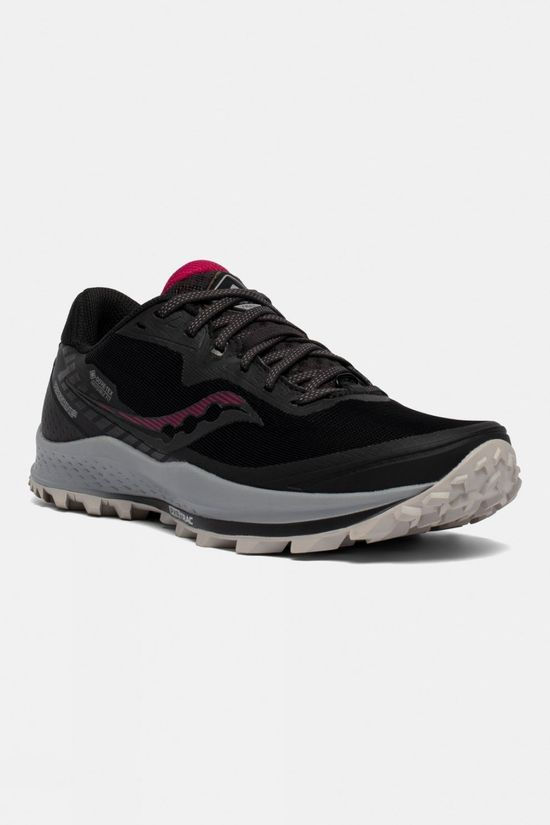 Saucony Women's Peregrine 11 GTX Black/Cherry