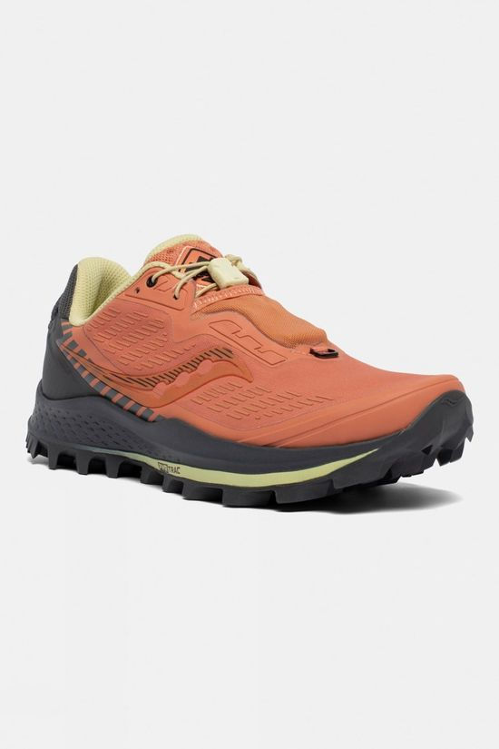 Saucony Women's Peregrine 11 ST Rust/Charcoal