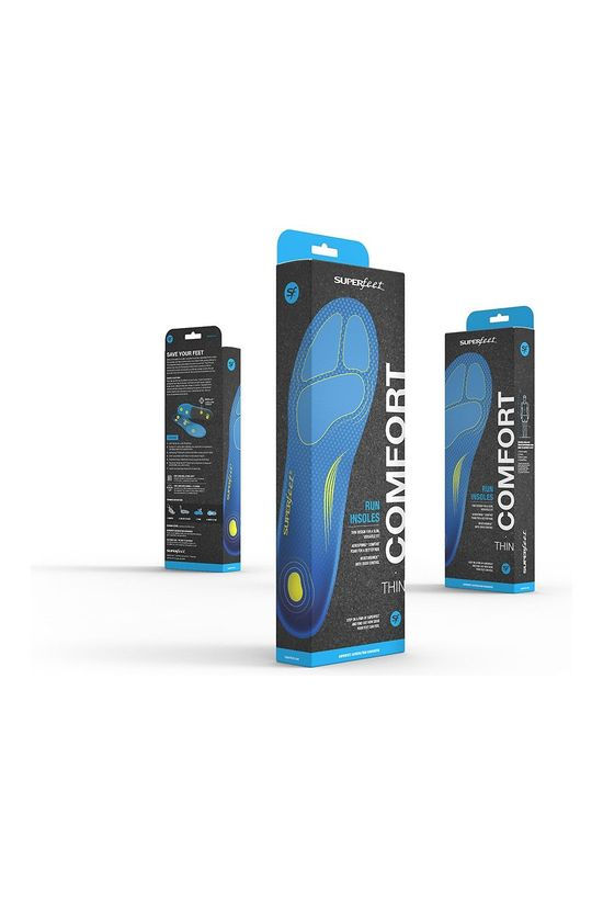 Superfeet Run Comfort Thin Insoles Blue