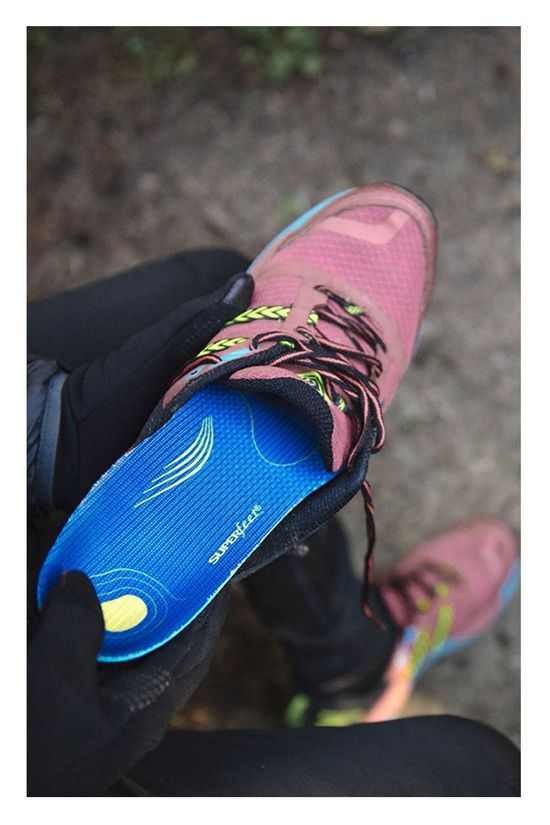 Superfeet Run Comfort Thin Insoles Blue